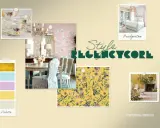 Ambiance douce et florale dans un style Regencycore : vaisselle fine, salle à manger élégante, motifs oiseaux et fleurs, et une chambre inspirée de Bridgerton.