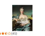 Portrait d'une femme dans le style rococo, avec des tissus fluides et des ornements délicats. Le mot "Rococo" est superposé.