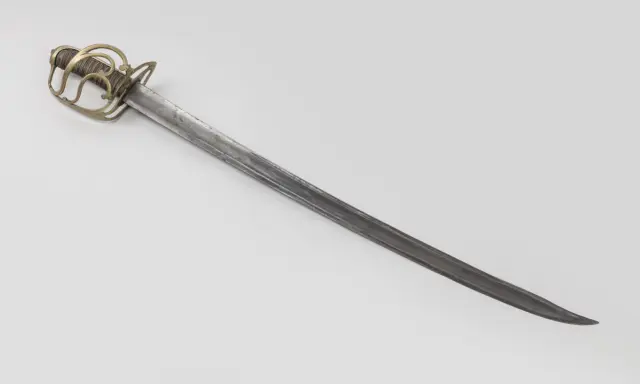 Sabre ancien, poignée ouvragée, lame gravée "Vaincre ou mourir". Une pièce pour une estimation sabre ancien.